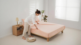 ２台のマットレスを１枚で。AVA.Homeのボックスシーツ