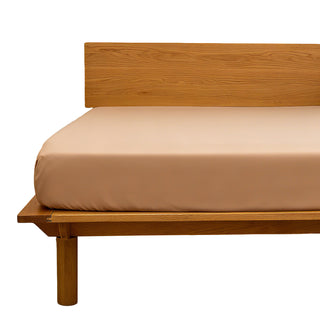 AVA.Home ボックスシーツ 綿100% 210×30cm 防ダニ 抗菌防臭 高密度織り