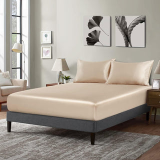 AVA.Home シルク大豆プロテイン ボックスシーツ 抗菌防臭 マットレスカバー