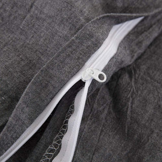 AVA.Home オーガニックコットン 掛け布団カバー 洗いざらし 綿100% 防ダニ加工