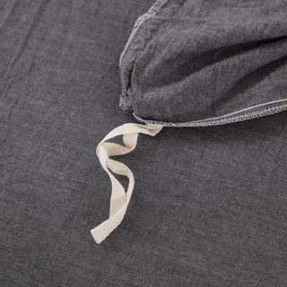 AVA.Home オーガニックコットン 掛け布団カバー 洗いざらし 綿100% 防ダニ加工