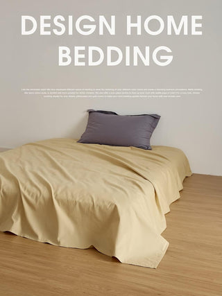 AVA.Home 起毛コットンフランネル フラットシーツ 綿100% 100番手極細綿 抗菌防臭 ダニ防止