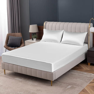 AVA.Home シルク大豆プロテイン ボックスシーツ 抗菌防臭 マットレスカバー