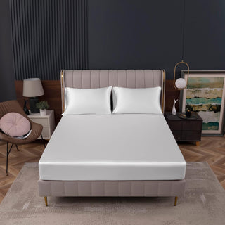 AVA.Home シルク大豆プロテイン ボックスシーツ 抗菌防臭 マットレスカバー