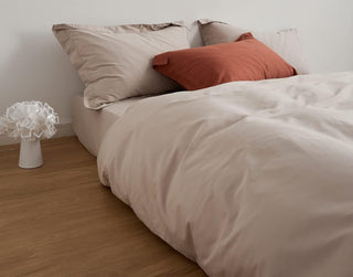 AVA.Home コットンフランネル掛け布団カバー 綿100% 起毛 あったか 抗菌防臭