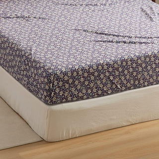 AVA.Home 天竺ニットボックスシーツ 綿100% 花柄 マットレスカバー ベッドシーツ