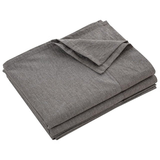 AVA.Home オーガニックコットン フラットシーツ 綿100% 洗いざらし加工 シングル・ダブル対応