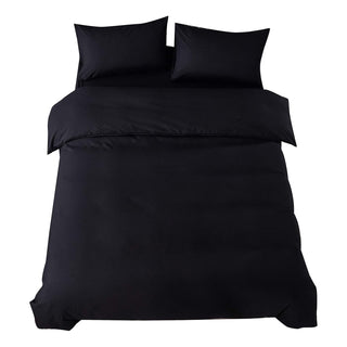 AVA.Home 布団カバー4点セット シングル 綿混素材 ピーチスキン加工 速乾 防ダニ