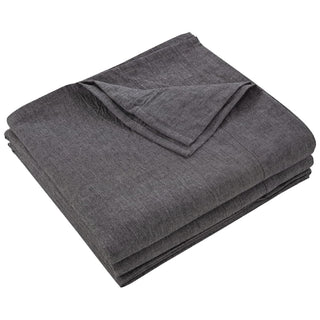 AVA.Home オーガニックコットン フラットシーツ 綿100% 洗いざらし加工 シングル・ダブル対応