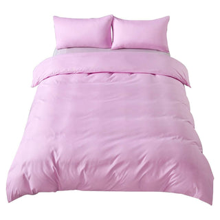 AVA.Home 布団カバー4点セット シングル 綿混素材 ピーチスキン加工 速乾 防ダニ