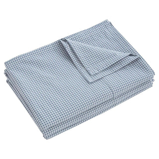 AVA.Home オーガニックコットン フラットシーツ 綿100% 洗いざらし加工 シングル・ダブル対応