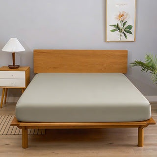 AVA.Home ボックスシーツ 綿100% 210×30cm 防ダニ 抗菌防臭 高密度織り