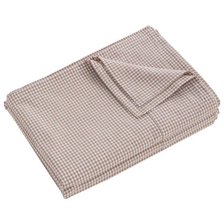 AVA.Home オーガニックコットン フラットシーツ 綿100% 洗いざらし加工 シングル・ダブル対応