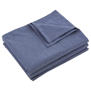 AVA.Home オーガニックコットン フラットシーツ 綿100% 洗いざらし加工 シングル・ダブル対応