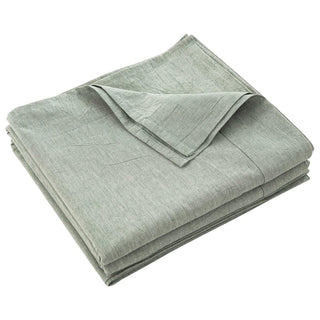 AVA.Home オーガニックコットン フラットシーツ 綿100% 洗いざらし加工 シングル・ダブル対応