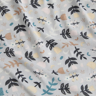 AVA.Home 天竺ニットボックスシーツ 綿100% 花柄 マットレスカバー ベッドシーツ