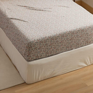 AVA.Home 天竺ニットボックスシーツ 綿100% 花柄 マットレスカバー ベッドシーツ