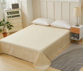 AVA.Home フラットシーツ 綿100% シングル 花柄 敷きシーツ マットレスカバー 防ダニ 抗菌