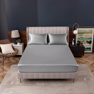 AVA.Home シルク大豆プロテイン ボックスシーツ 抗菌防臭 マットレスカバー