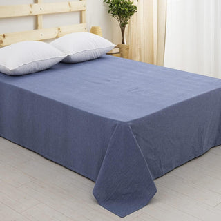 AVA.Home オーガニックコットン フラットシーツ 綿100% 洗いざらし加工 シングル・ダブル対応