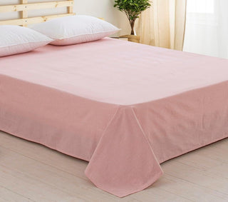 AVA.Home オーガニックコットン フラットシーツ 綿100% 洗いざらし加工 シングル・ダブル対応