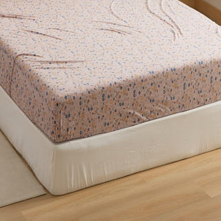 AVA.Home 天竺ニットボックスシーツ 綿100% 花柄 マットレスカバー ベッドシーツ
