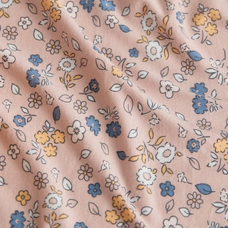 AVA.Home 天竺ニットボックスシーツ 綿100% 花柄 マットレスカバー ベッドシーツ