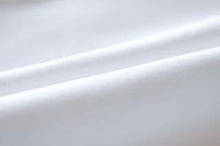 AVA.Home フラットシーツ シングル 150×250cm ホワイト 綿混 ピーチスキン加工