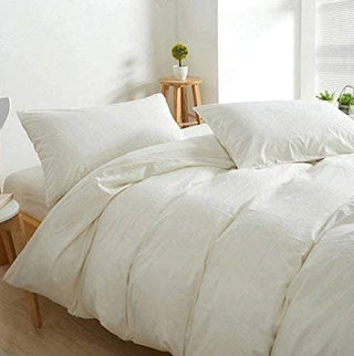 AVA.Home オーガニックコットン 掛け布団カバー 洗いざらし 綿100% 防ダニ加工