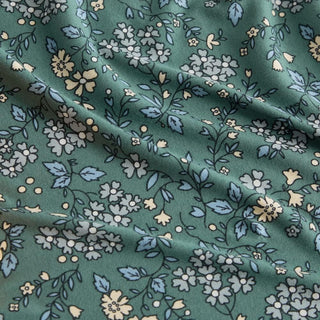 AVA.Home 天竺ニットボックスシーツ 綿100% 花柄 マットレスカバー ベッドシーツ