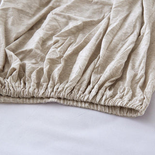 AVA.Home ボックスシーツ 綿100% 天竺ニット シングル～キング対応 防ダニ 抗菌 オールシーズン