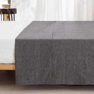 AVA.Home オーガニックコットン フラットシーツ 綿100% 洗いざらし加工 シングル・ダブル対応