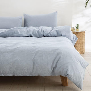 AVA.Home オーガニックコットン 掛け布団カバー 洗いざらし 綿100% 防ダニ加工