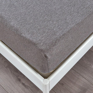 AVA.Home ボックスシーツ 綿100% 天竺ニット シングル～キング対応 防ダニ 抗菌 オールシーズン