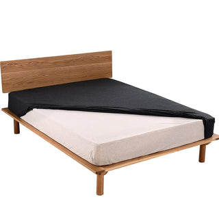 AVA.Home ボックスシーツ 綿100% 天竺ニット シングル～キング対応 防ダニ 抗菌 オールシーズン