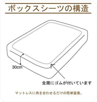 AVA.Home ボックスシーツ 綿100% 天竺ニット シングル～キング対応 防ダニ 抗菌 オールシーズン