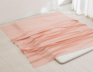 AVA.Home オーガニックコットン フラットシーツ 綿100% 洗いざらし加工 シングル・ダブル対応