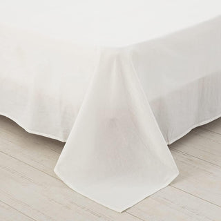 AVA.Home オーガニックコットン フラットシーツ 綿100% 洗いざらし加工 シングル・ダブル対応