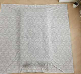 AVA.Home フラットシーツ 綿100% シングル 花柄 敷きシーツ マットレスカバー 防ダニ 抗菌