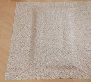 AVA.Home フラットシーツ 綿100% シングル 花柄 敷きシーツ マットレスカバー 防ダニ 抗菌