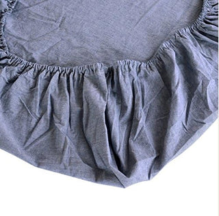 ボックスシーツ マットレスカバー オーガニックコットン マチ30㎝ 洗いざらしの綿100% ベッドシーツ BOXシーツ 防ダニ
