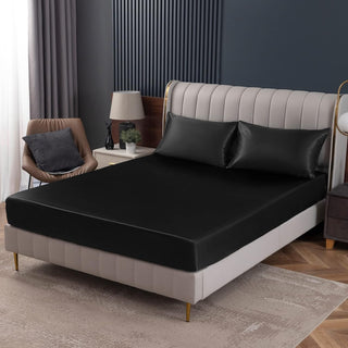 AVA.Home シルク大豆プロテイン ボックスシーツ 抗菌防臭 マットレスカバー