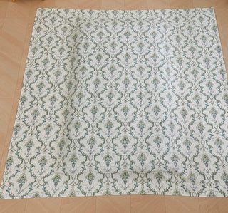 AVA.Home フラットシーツ 綿100% シングル 花柄 敷きシーツ マットレスカバー 防ダニ 抗菌