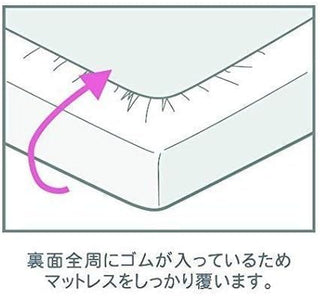 AVA.Home ホテル品質 ボックスシーツ エジプト超長綿100% シルクタッチ マットレスカバー 防ダニ加工