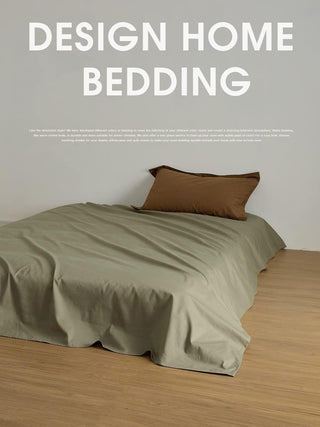 AVA.Home 起毛コットンフランネル フラットシーツ 綿100% 100番手極細綿 抗菌防臭 ダニ防止