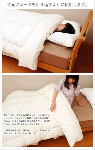 AVA.Home フラットシーツ 綿100% 200本ブロード 抗菌防ダニ シングル～ダブル対応