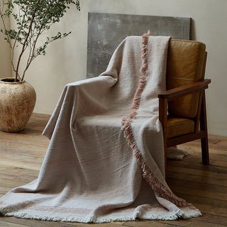 AVA.Home リネンコットン マルチカバー 245×250cm | ベッドカバー ソファカバー ブランケット 5WAY