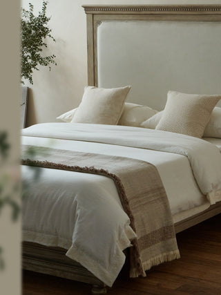 AVA.Home リネンコットン マルチカバー 245×250cm | ベッドカバー ソファカバー ブランケット 5WAY