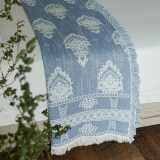 AVA.Home リネンコットン マルチカバー 245×250cm | ベッドカバー ソファカバー ブランケット 5WAY