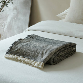 AVA.Home リネンコットン マルチカバー 245×250cm | ベッドカバー ソファカバー ブランケット 5WAY